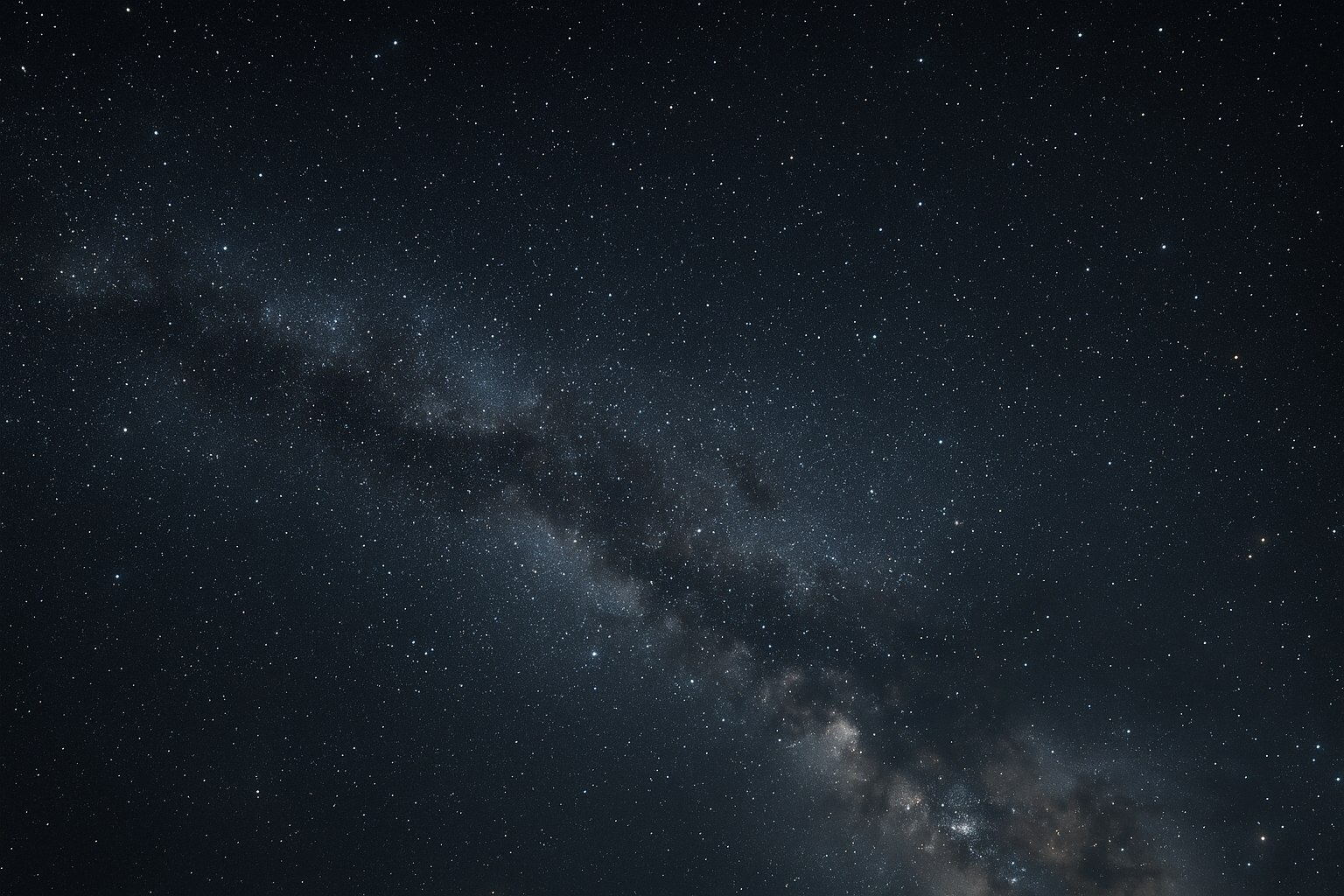 Mistik uygulamasının astroloji bölümünde kullanılan yıldızlı gökyüzü